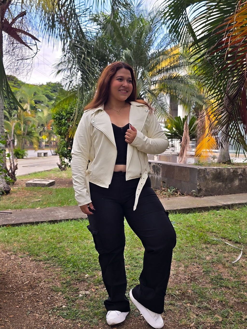 Cazadora Elit Blanco Hueso