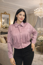 Chaqueta Nova Flecos Rosa