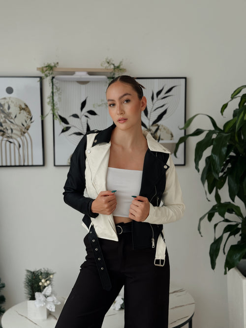 Cazadora Black & White Elit