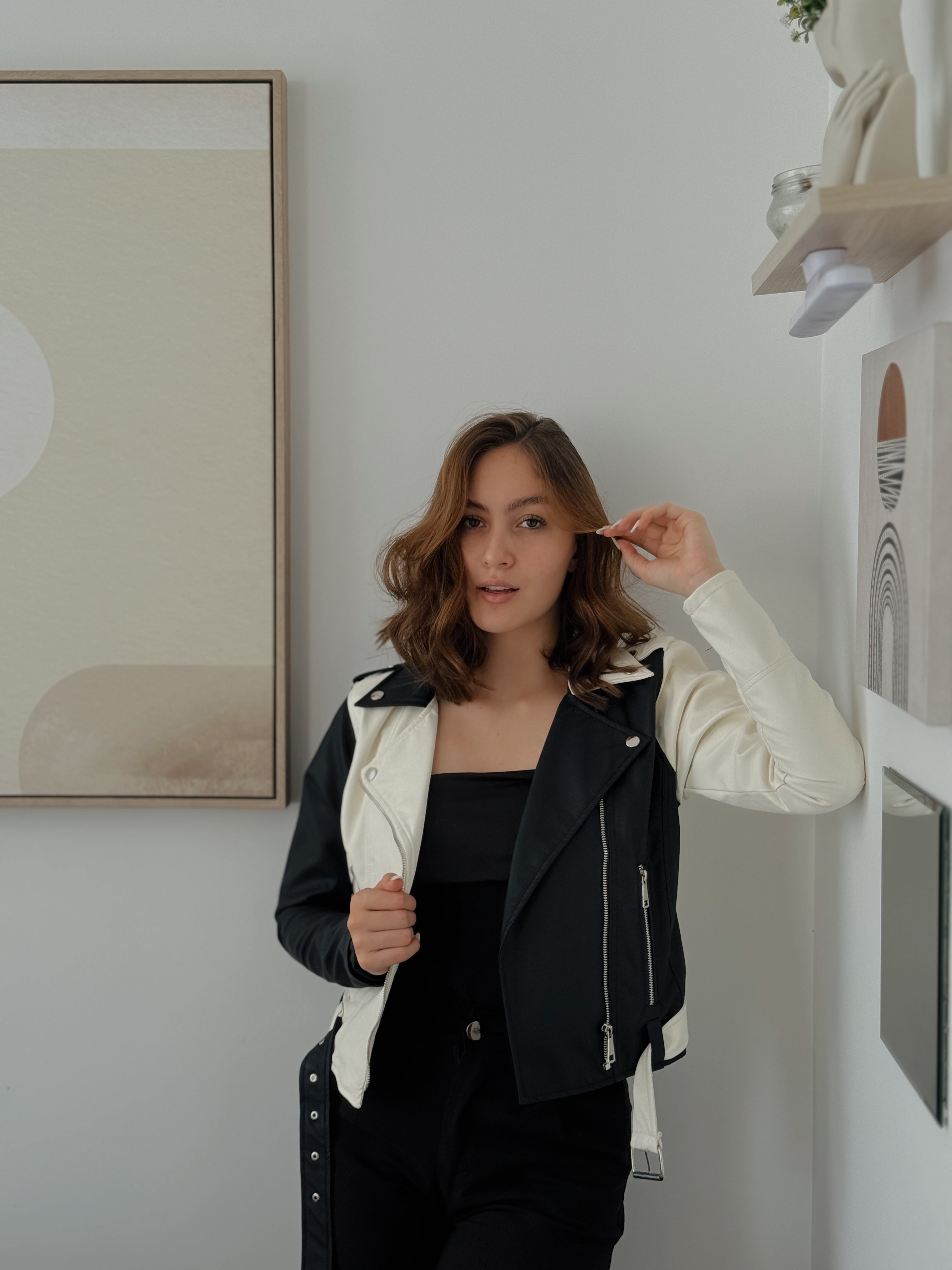 Cazadora Black & White Elit