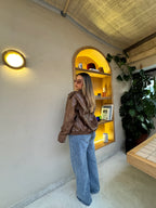 Chaqueta Aura Café