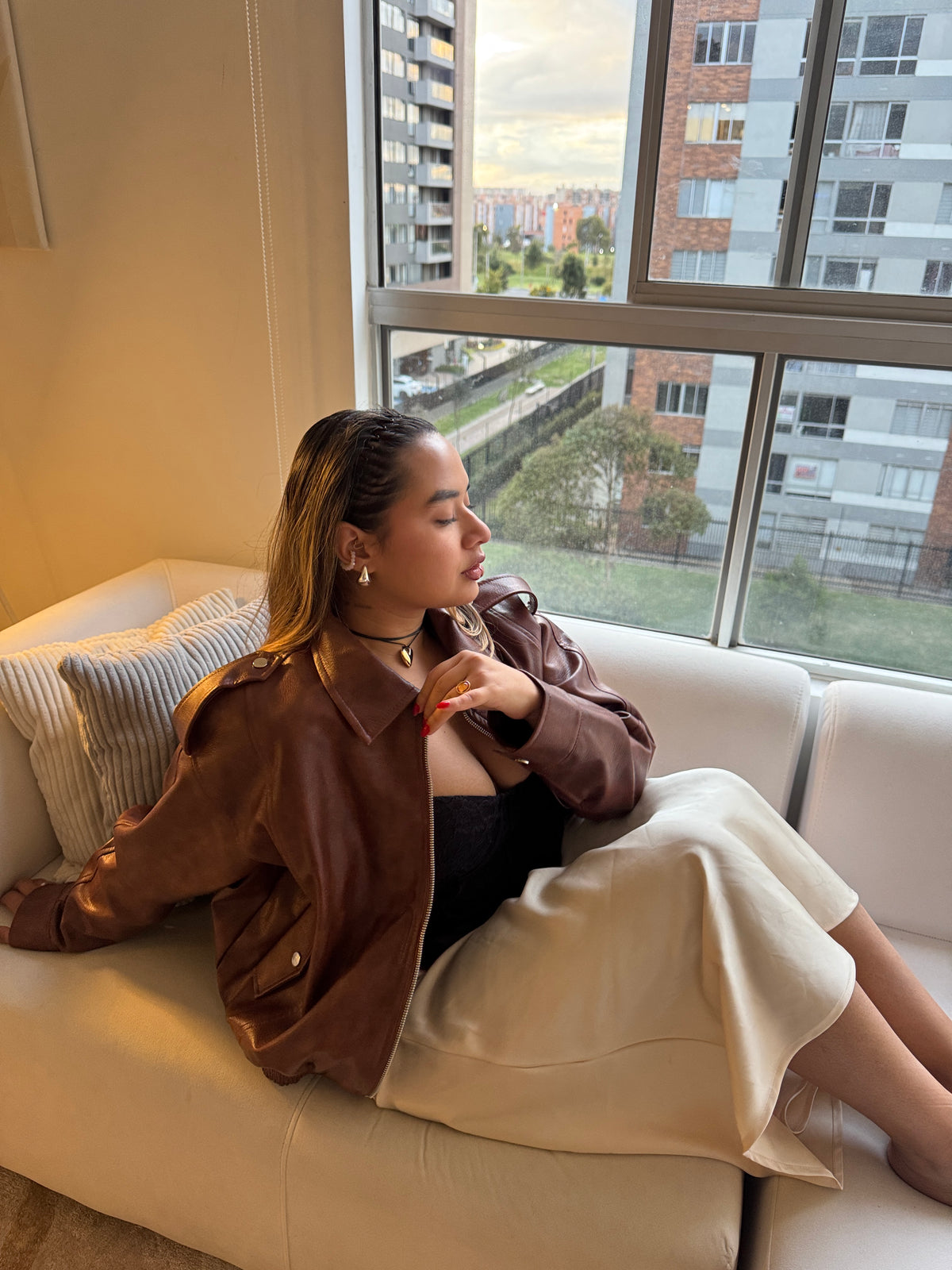 Chaqueta Aura Miel