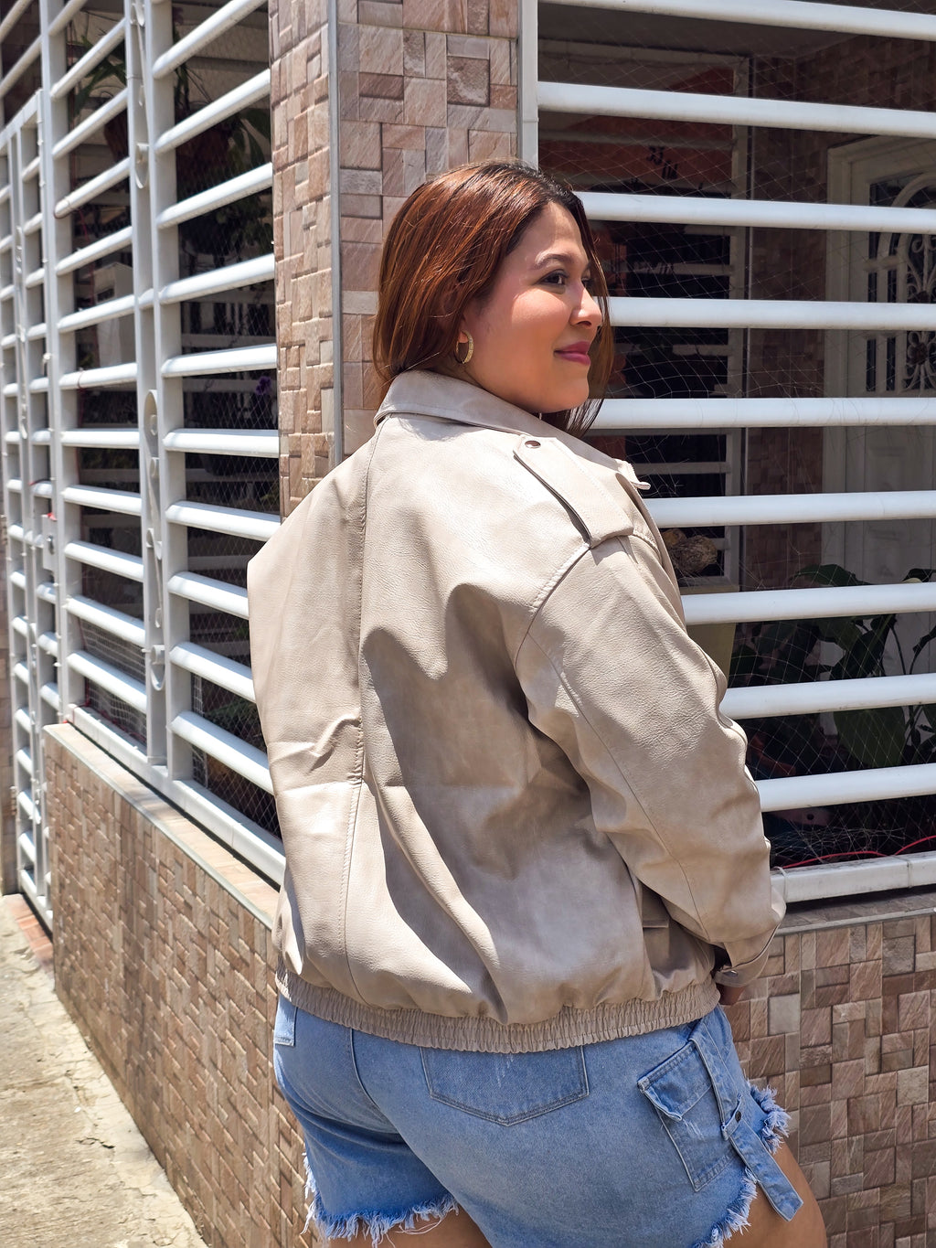 Chaqueta Aura Ivory Bisonte