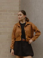 Chaqueta Nova Flecos Miel